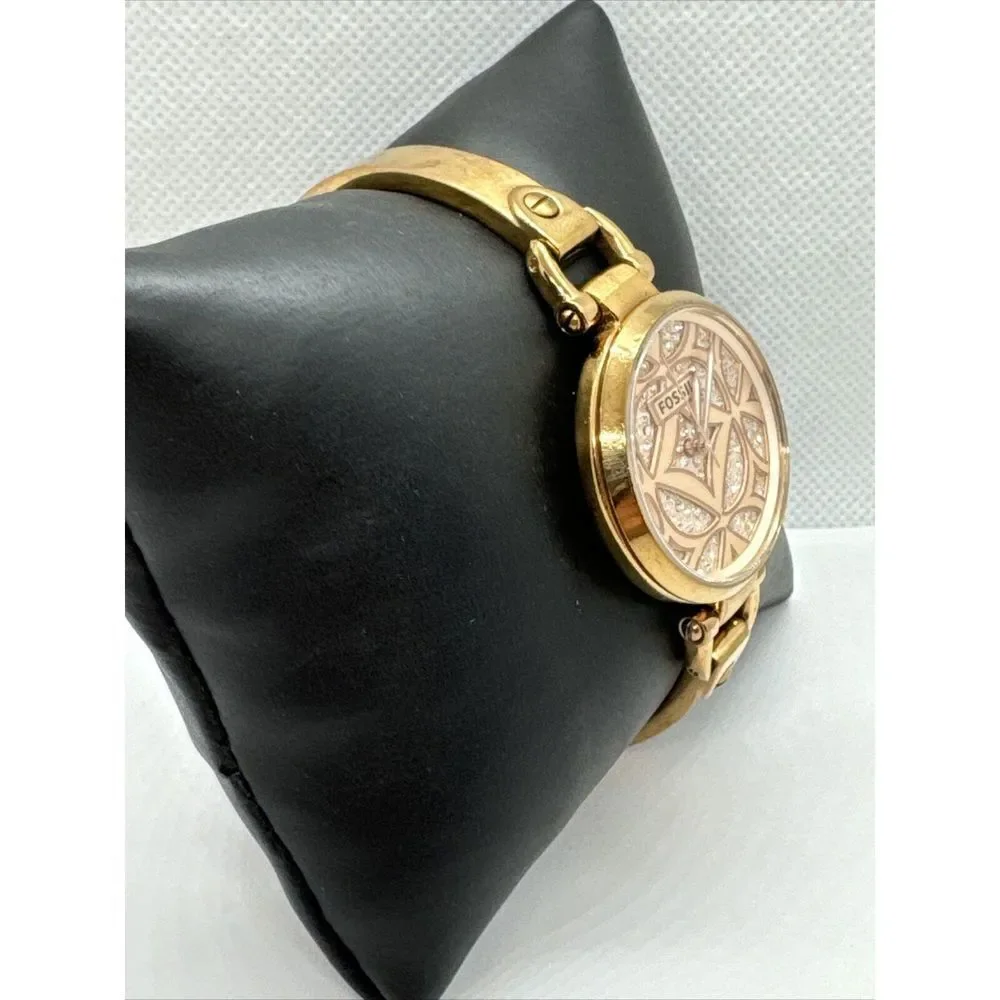 Fossil ES3422 Women's Rose Gold Stainless Steel Analog Dial Quartz Watch JNA337